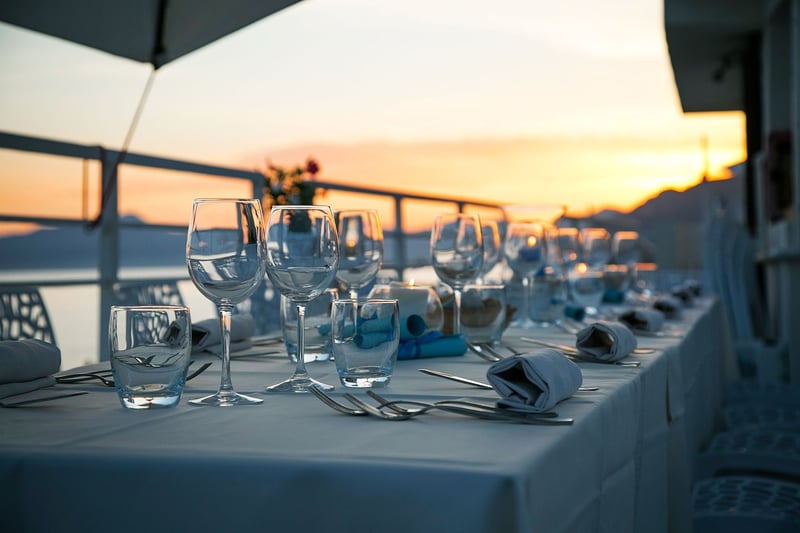 Moonlit Dinner Table